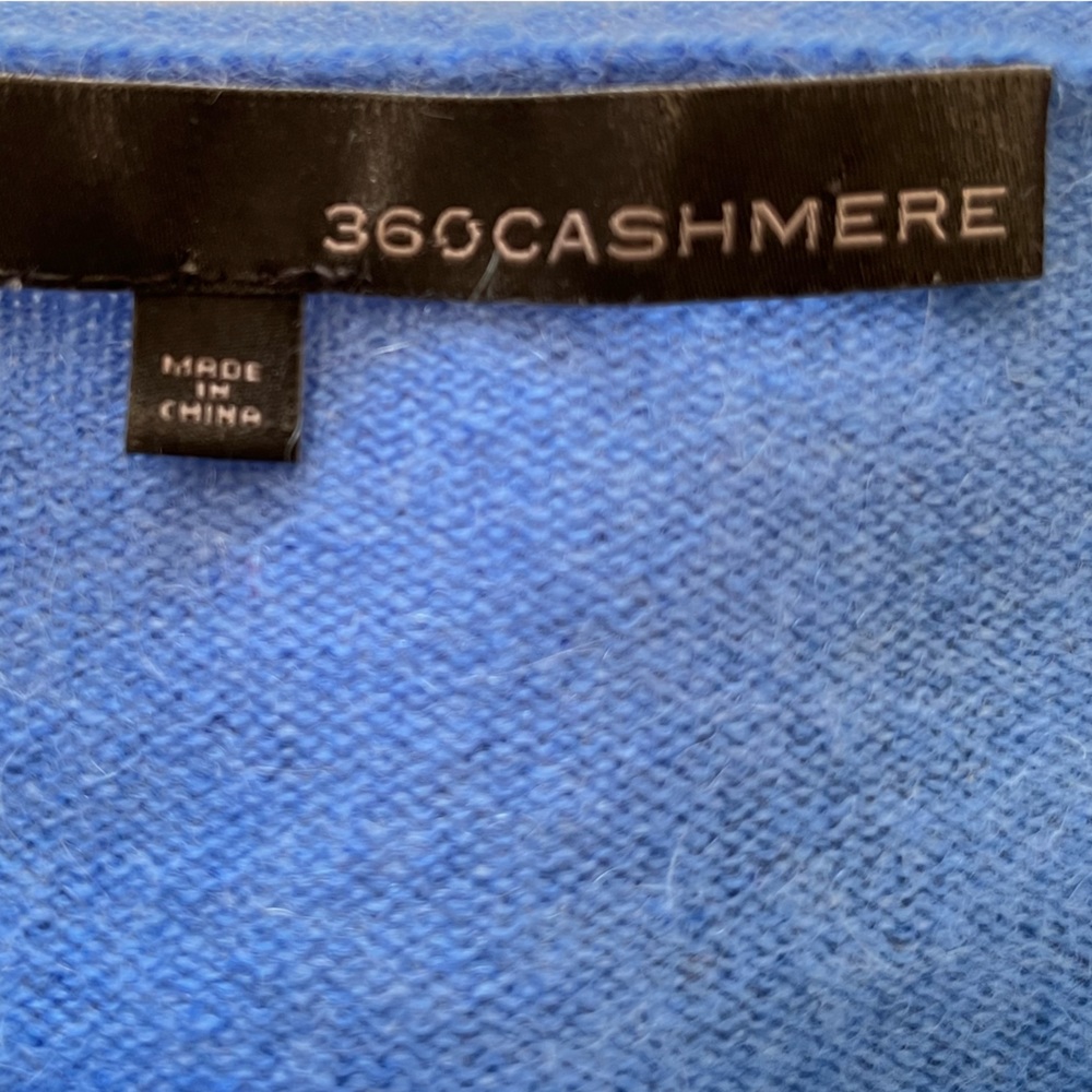 360 cashmere 100% cashmere short sleeves sweater - Picture 10 of 11